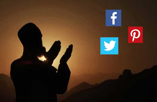 Berdoa di media sosial