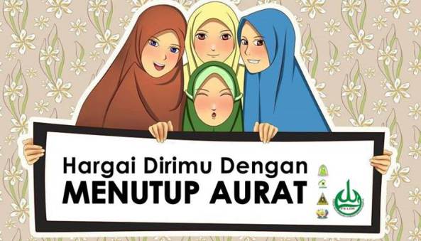 hargai dirimu dengan menutup aurat
