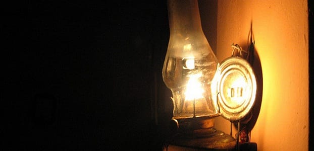 lampu sentir zaman dulu