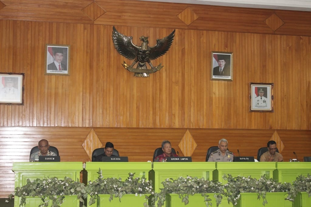 LDII Lampung Hadiri Rakor Pemantapan Stabilitas Daerah dan Suksesi Pilkada Serentak