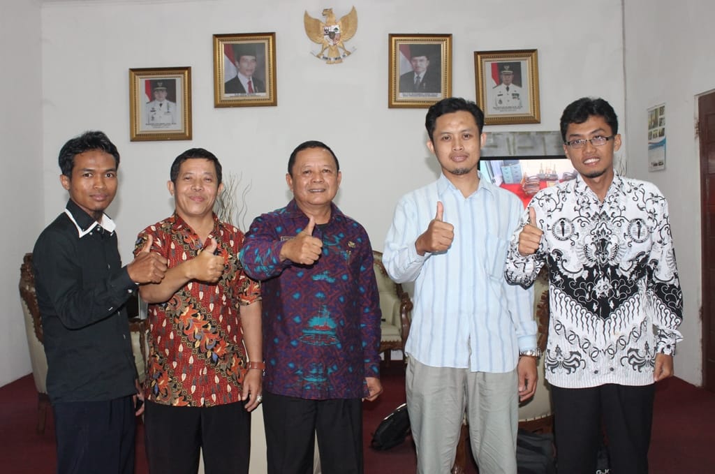 Kadis Kominfo lampung, Pemred MUI Lampung dan Pemred Lines Lampung