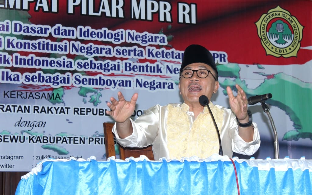 Ketua MPR Sosialisasikan 4 Pilar pada 500 Kader LDII Pringsewu