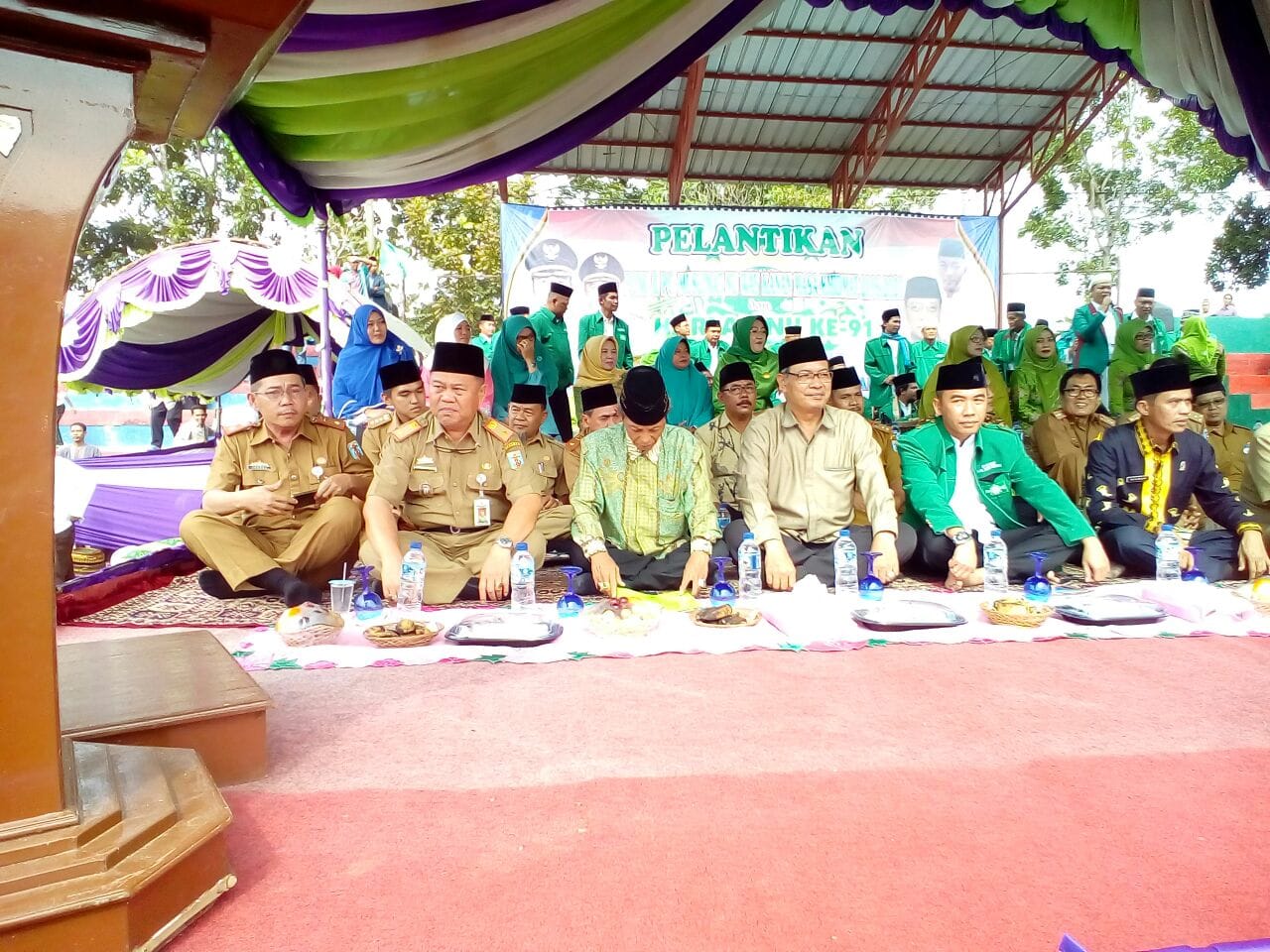 ldii hadiri pelantikan pc nu way kanan