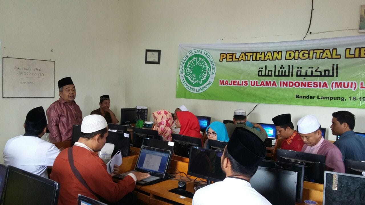 Penutupan Pelatihan Digital Library MUI Lampung