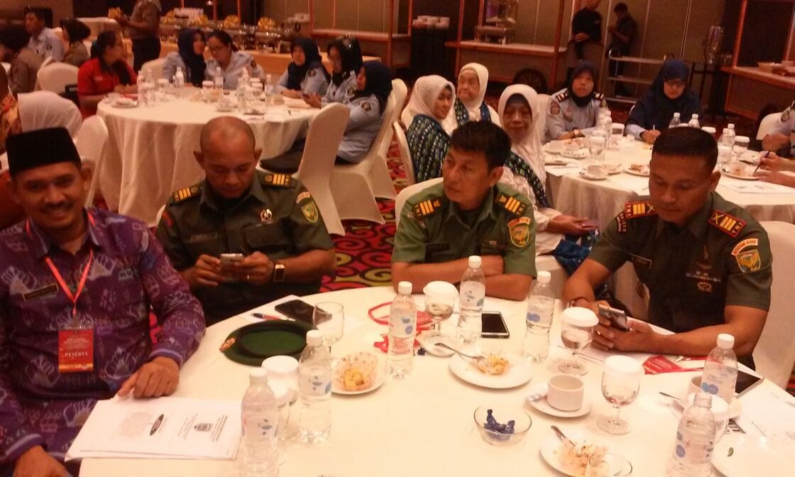 H Ahmad Muslih bersama jajaran TNI
