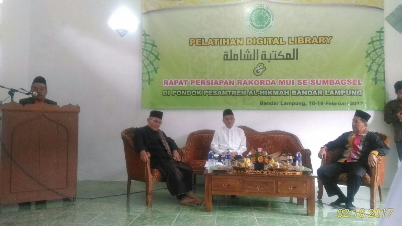 Ini Dia Para Pemateri Pelatihan Digital Library MUI Lampung