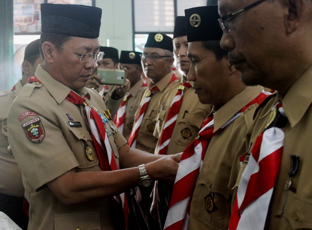 Penymatan Pin oleh Mabicab kepada Pinsakocab Bandar Lampung