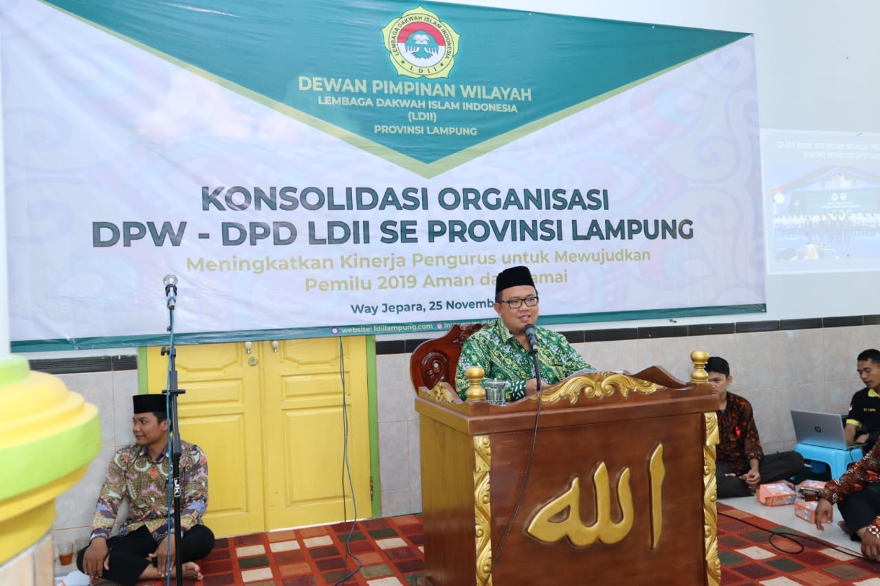 Konsolidasi LDII Lampung: Bertekad Mewujudkan Pemilu yang Aman dan Damai