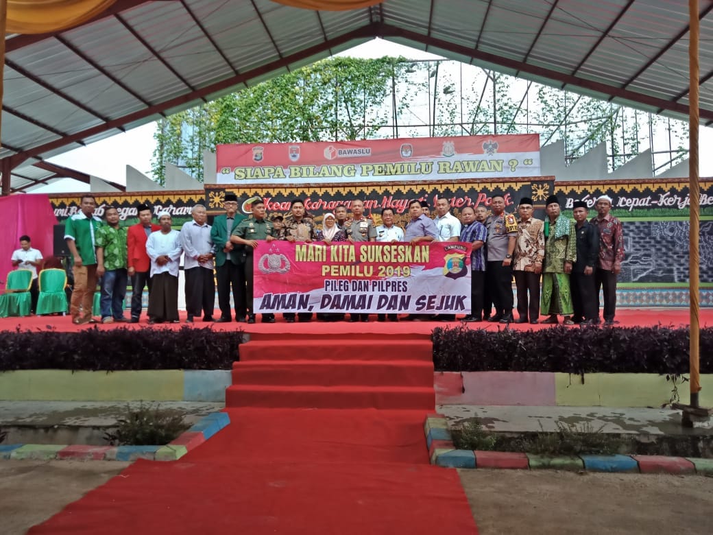 DPD LDII Mesuji Hadiri Deklarasi Pemilu Damai