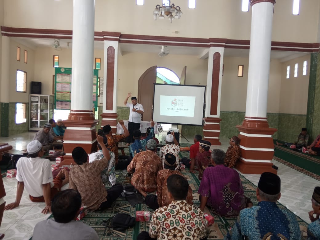 Sosialisasi Pemilu 2019 di Lampung Tengah