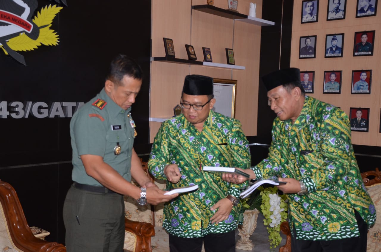 Danrem Gatam Terima Audiensi DPW LDII Lampung