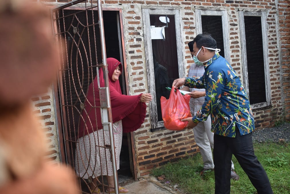 PAC LDII Rajabasa Jaya Salurkan 100 Paket Sembako