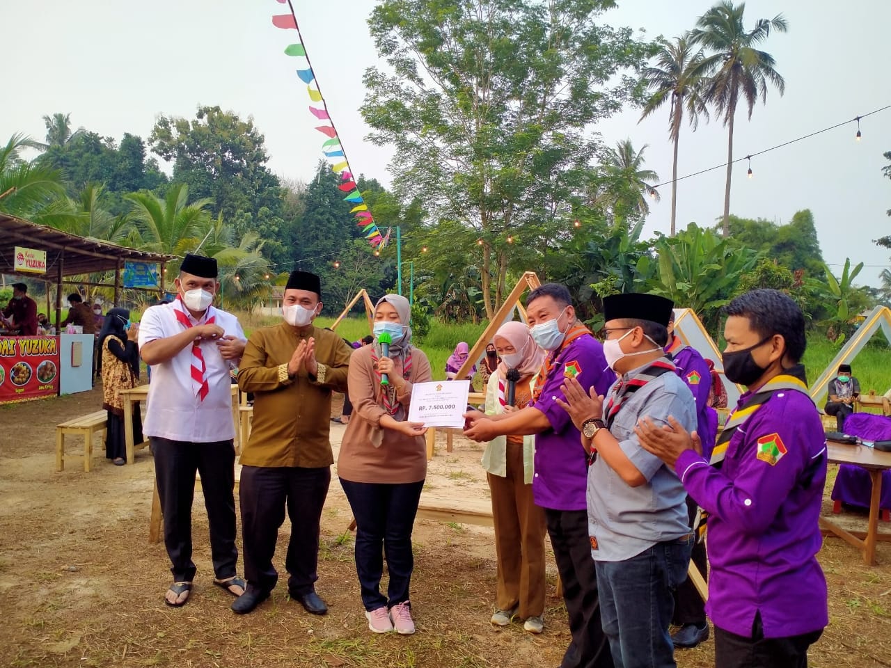Sako SPN Lampung Salurkan Bantuan Kemanusian Lewat Kwarda