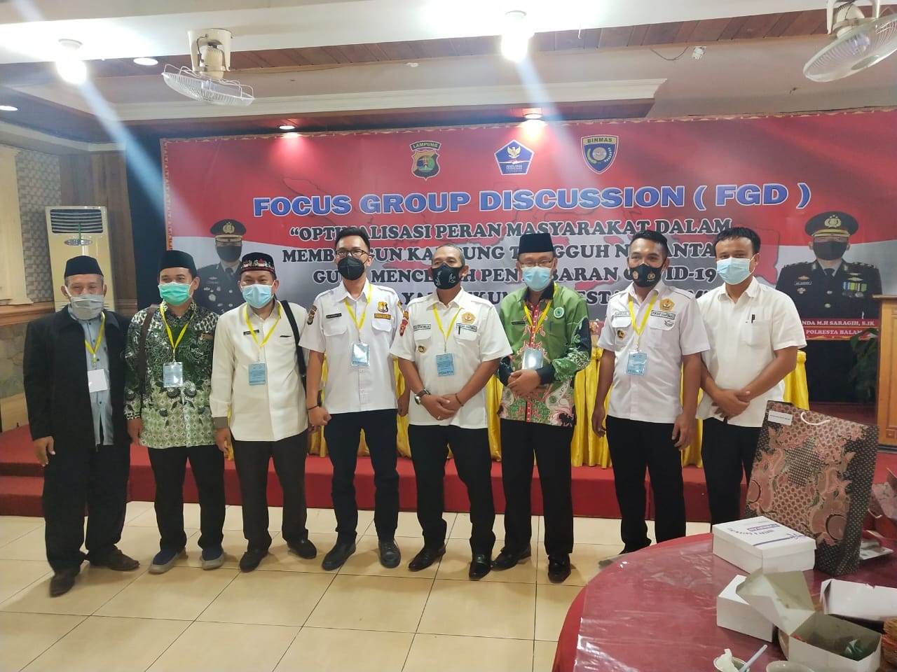 Gelar FGD, Polresta Bandar Lampung Optimalkan Kampung Tangguh Nusantara