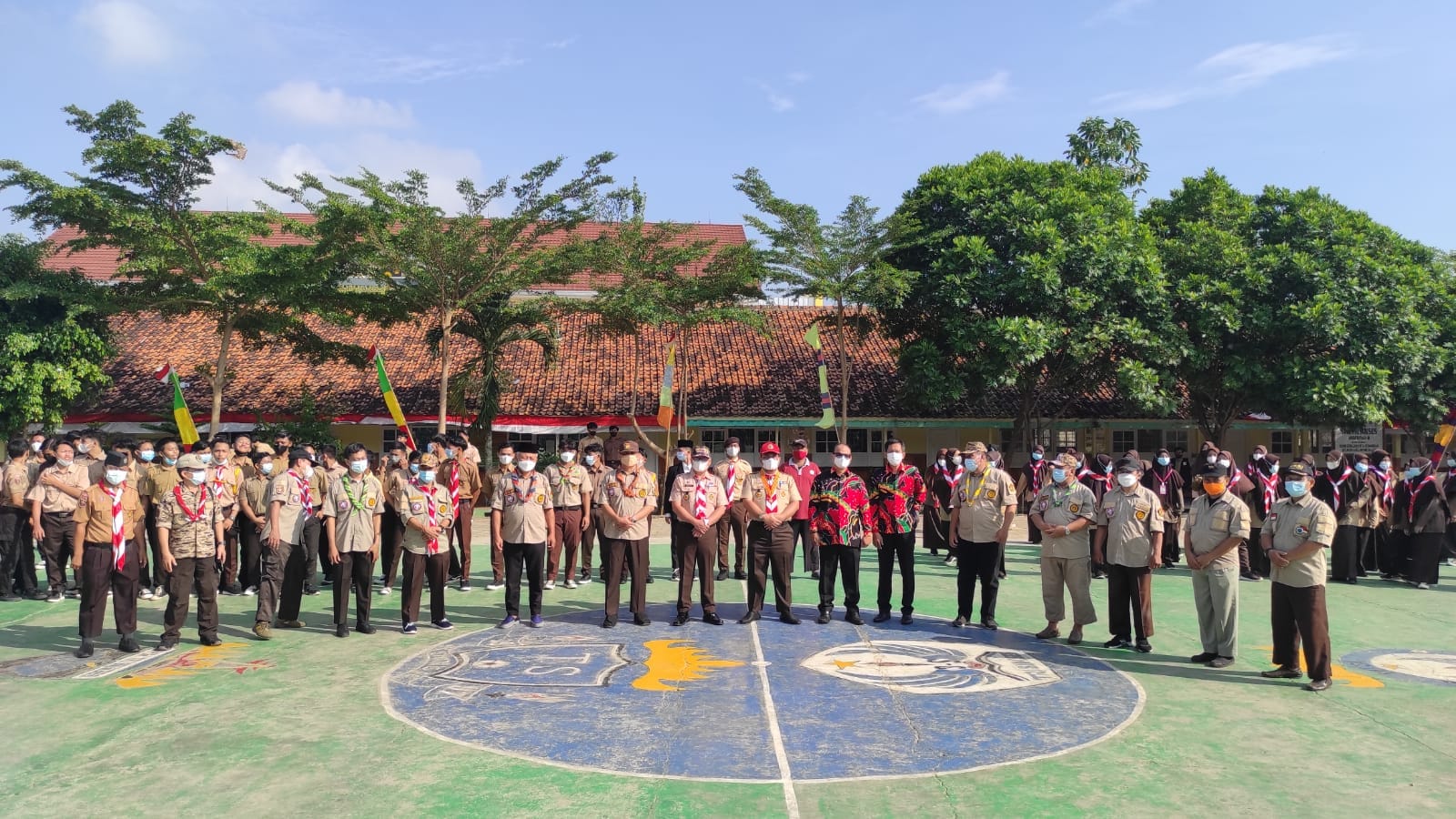 Ketua Kwarda GP Lampung membuka secara resmi pencanangan gerakan penanganan limbah sampah rumah tangga