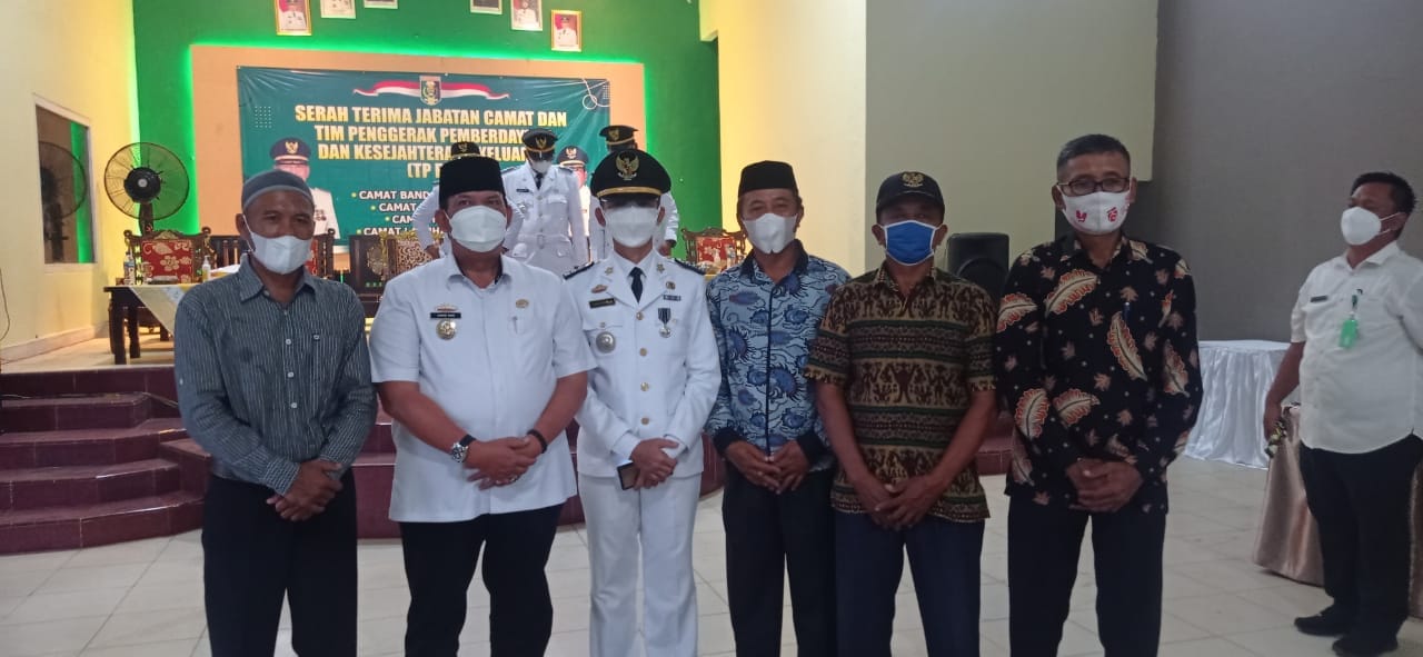 PC LDII Bandar Sri Bawono Hadiri Sertijab Camat