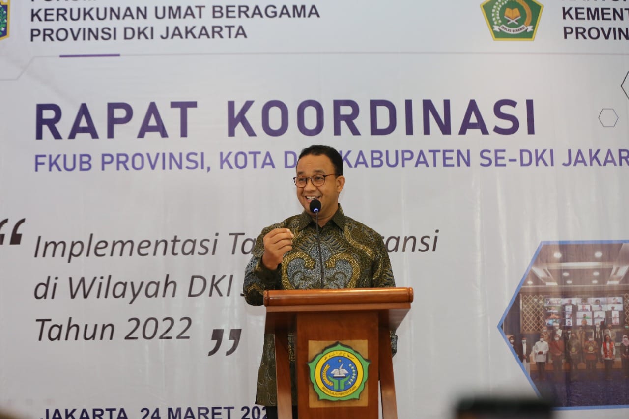 Gubernur DKI Jakarta: Indonesia Butuh Toleransi Dua Arah