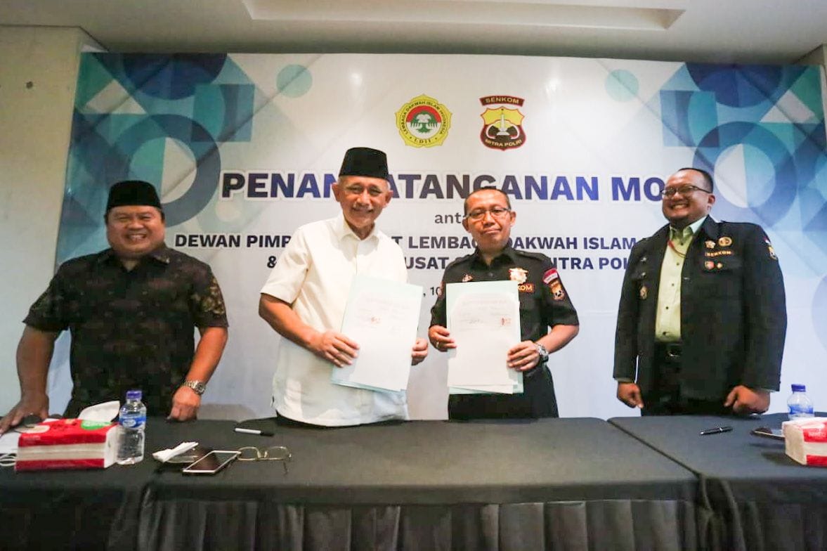 LDII dan Senkom Mitra Polri Tandatangani Nota Kesepahaman Penguatan Moral dan Karakter Bangsa