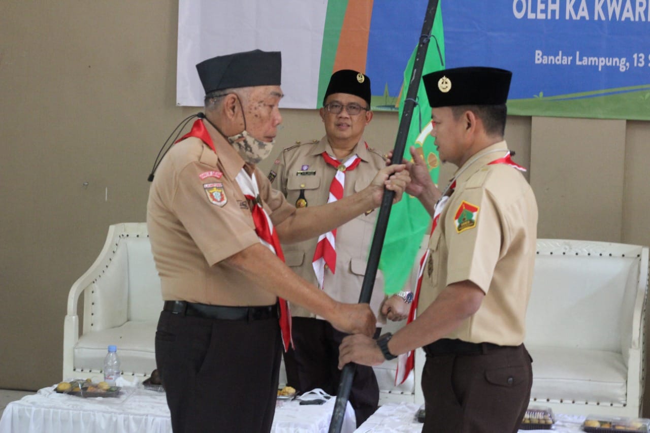 Kwarda Lepas Kontingen Kembesnas SAKO SPN Lampung