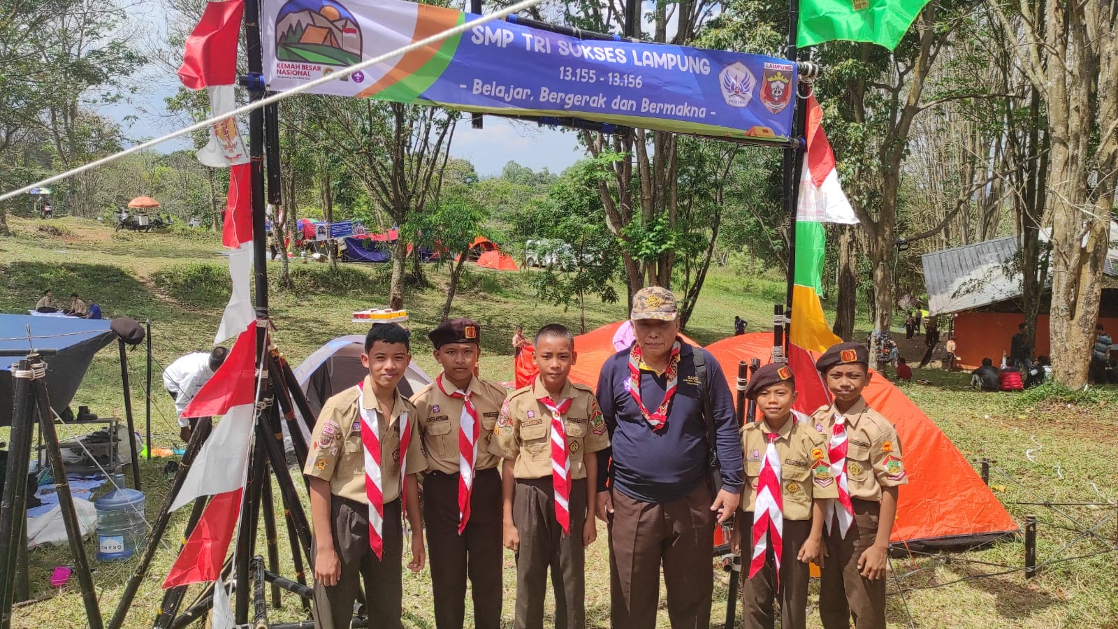 Kapinsakoda Lampung Tinjau Langsung Kembesanas Sako SPN 2022