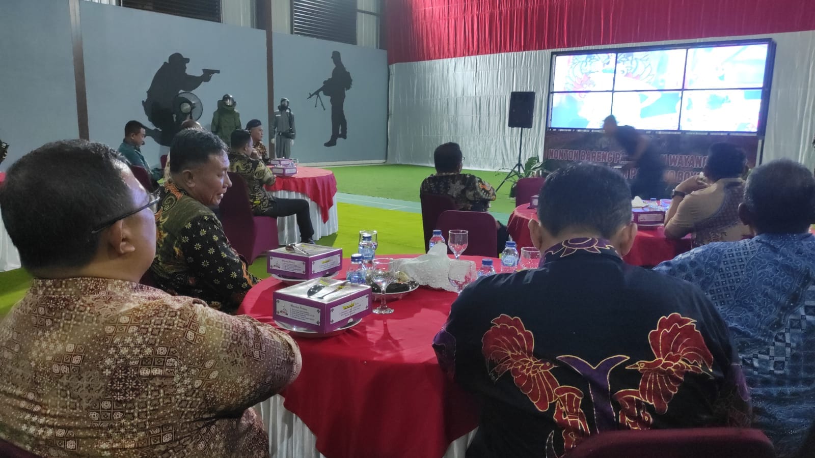 LDII Bersama Polda Nobar Wayang Orang di Mako Brimob
