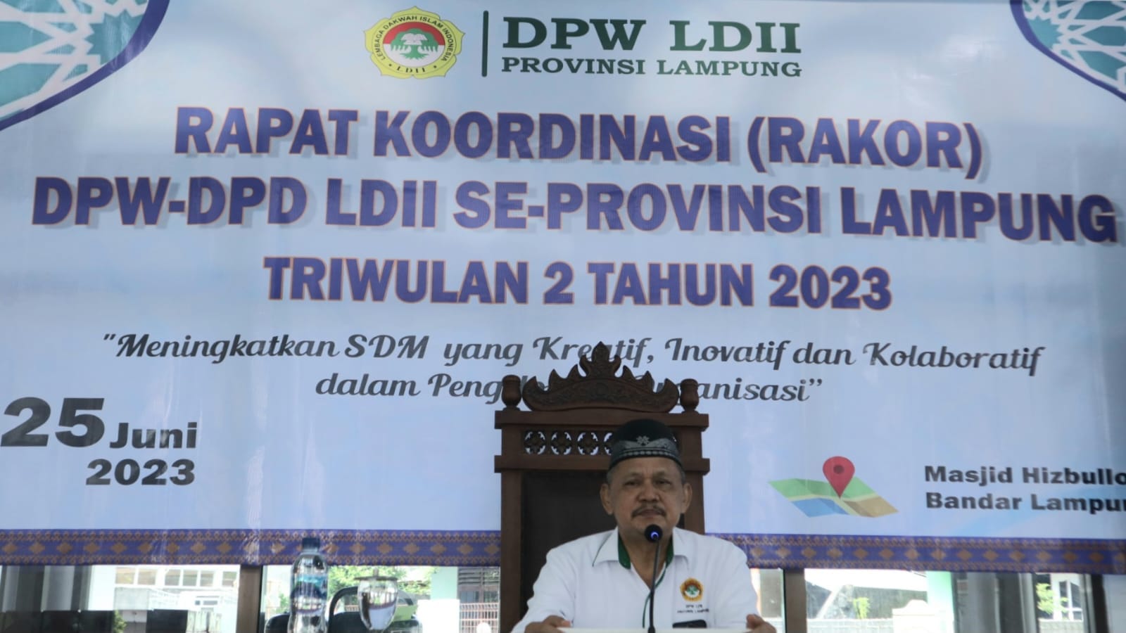 Rapat Koordinasi, Ini Pesan Ketua Dewan Penasihat LDII Lampung