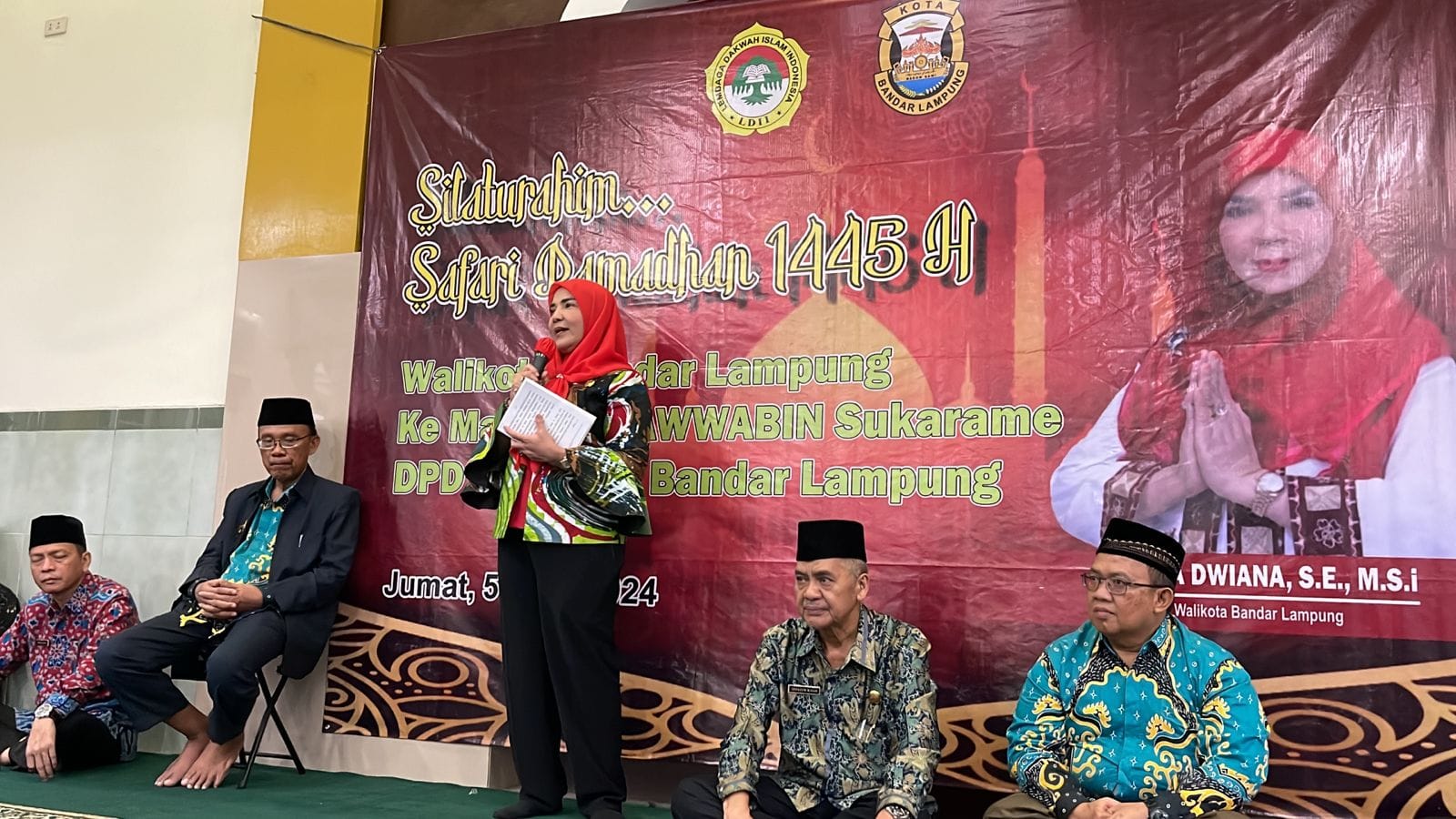 safari ramadhan walikota bandar lampung ke warga ldii
