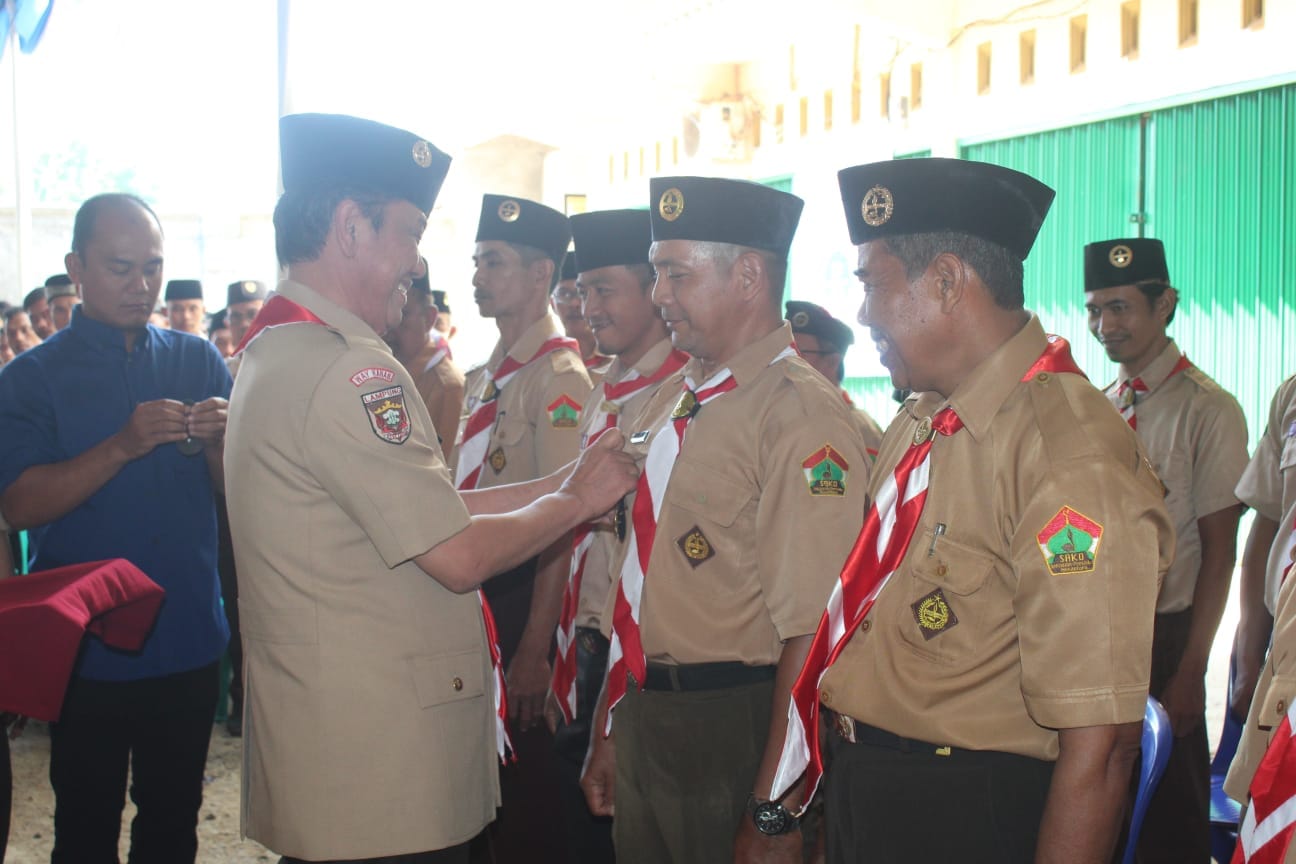 Resmi, Sakocab SPN Way Kanan dilantik Oleh Ka Kwarcab