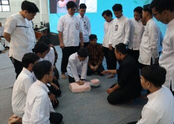 DPP LDII Gelar Pelatihan Bantuan Hidup Dasar di Ponpes Wali Barokah