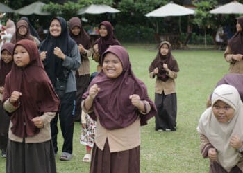 Outbound TPA Baitusshadiq, Upaya Tingkatkan Kerukunan dan Kekompakan Antarsiswa