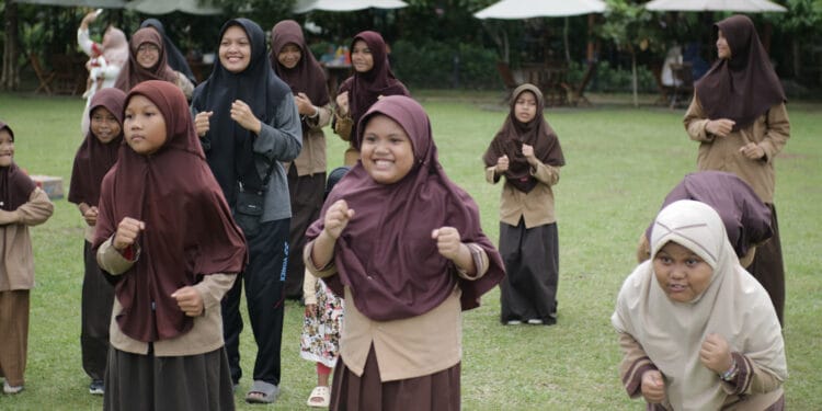 Outbound TPA Baitusshadiq, Upaya Tingkatkan Kerukunan dan Kekompakan Antarsiswa