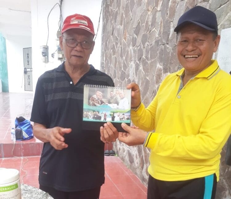 Awali 2025, PC LDII Langkapura Olahraga Tenis Bersama Tokoh Masyarakat