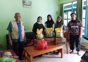 Gandeng Senkom Mitra Polri, PC LDII Teluk Betung Barat Salurkan Bantuan Warga Terdampak Banjir
