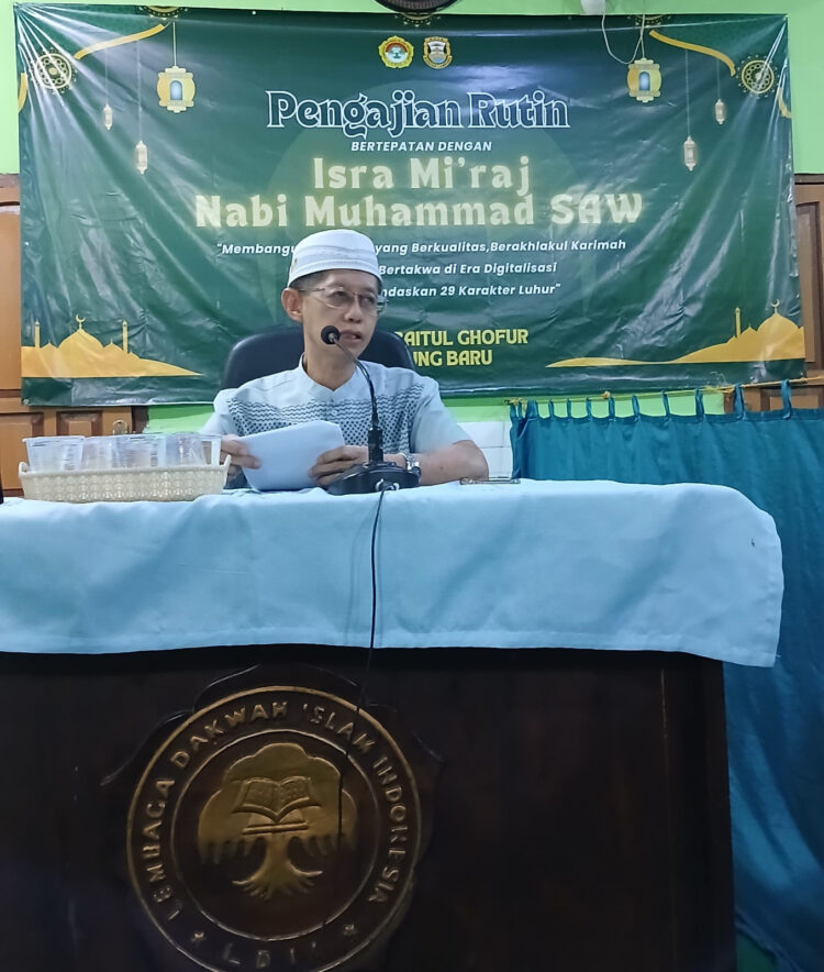 PAC LDII Tanjung Baru dan Jagabaya Kolaborasi Gelar Pengajian Rutin