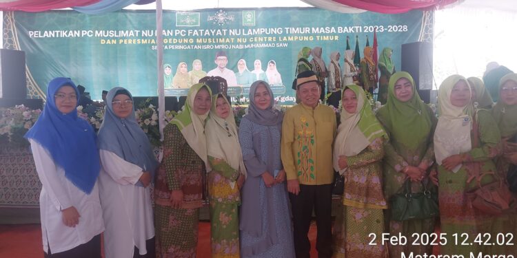 LDII Hadiri Pelantikan PC Muslimat dan Fatayat NU Lampung Timur