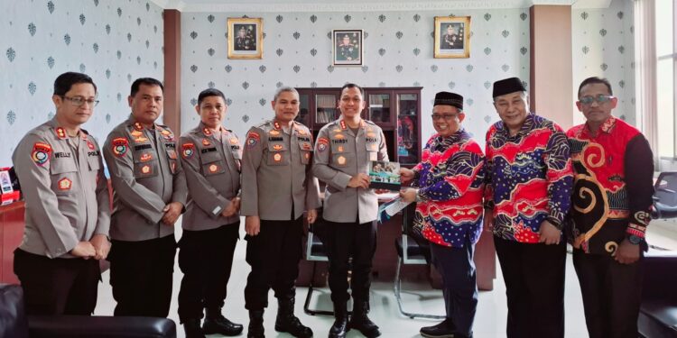 Pra Rakornas II, Pengurus LDII Silaturahmi dengan Dirbinmas Polda Lampung