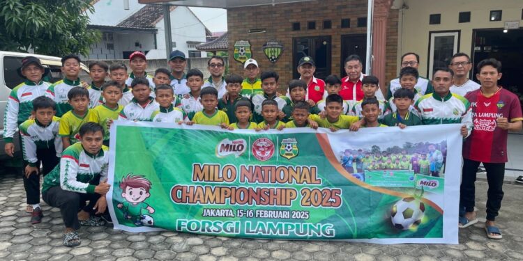 Ketua FORSGI Lampung Lepas Kontingen Menuju MILO National Championship 2025
