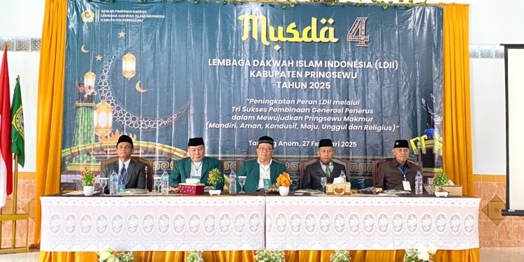 Musda IV DPD LDII Pringsewu Tekankan Tri Sukses Pembinaan Generasi Penerus