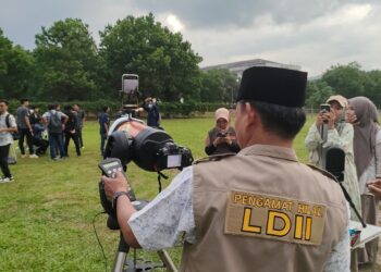 Berpartisipasi dalam Rukyatul Hilal Kemenag, LDII Pantau Hilal dari 82 Titik