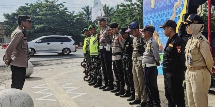 Senkom Mitra Polri Siagakan Personel Bantu Amankan Arus Mudik Lebaran di Pesawaran
