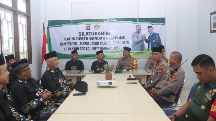 Polresta Bandar Lampung Ajak LDII Perkuat Kerja Sama dengan Kepolisian