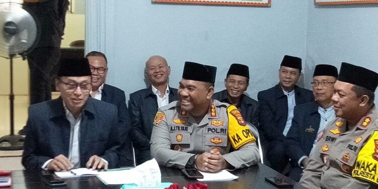 Silaturahmi dengan FKUB, Kapolresta Bandar Lampung Perkuat Sinergitas Jaga Kamtibmas