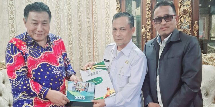 Silaturahim dengan Kaban Kesbangpol, LDII Lampung Laporkan Kontribusi Selama Ramadan