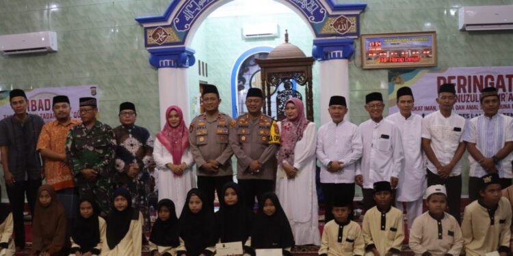 LDII Hadiri Peringatan Nuzulul Qur’an Polres Lampung Tengah