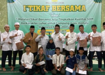 Tebar Kebahagiaan di Bulan Ramadan, LDII Lampung Helat Santunan Guru Ngaji, Anak Yatim dan Duafa