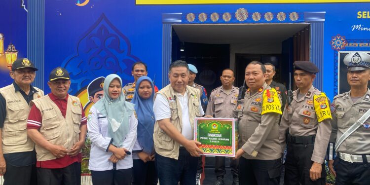 LDII Lampung Peduli Posko Mudik, Bagikan Paket Bingkisan ke 37 Titik Pos Pengamanan