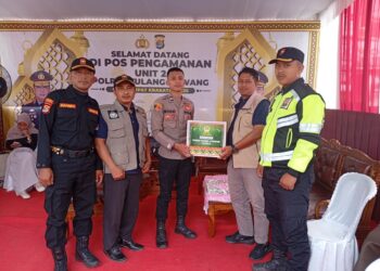 LDII Tulang Bawang Salurkan Bingkisan Peduli Posko Pengamanan Lebaran