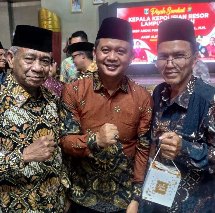 Perkuat Sinergi dengan Kepolisian, LDII Hadiri Pisah Sambut Kapolres Lampung Tengah