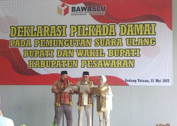 LDII Pesawaran Hadiri Deklarasi Pilkada Damai Bawaslu, Dukung PSU Aman dan Kondusif