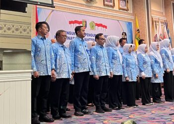 Ketua DPW LDII Lampung Turut Dilantik Gubernur Mirza Jadi Pengurus LKKS 2025-2030